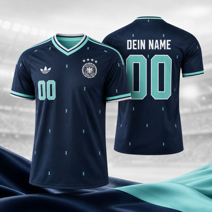 Herren Deutschland Auswärtstrikot WM 2026 personalisiert Miniaturansicht