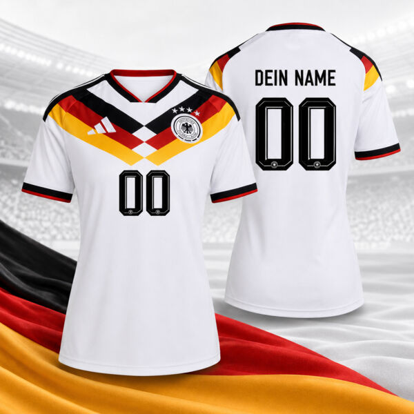Damen Deutschland Heimtrikot WM 2026 personalisiert Miniaturansicht