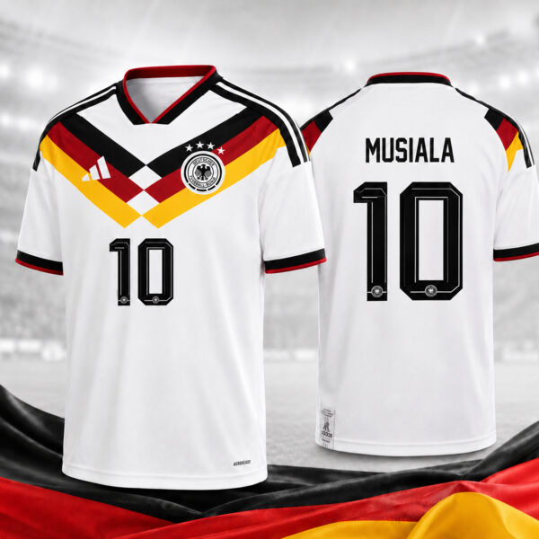 Kinder Deutschland Heimtrikot WM 2026 mit Spielername & Nummer Miniaturansicht